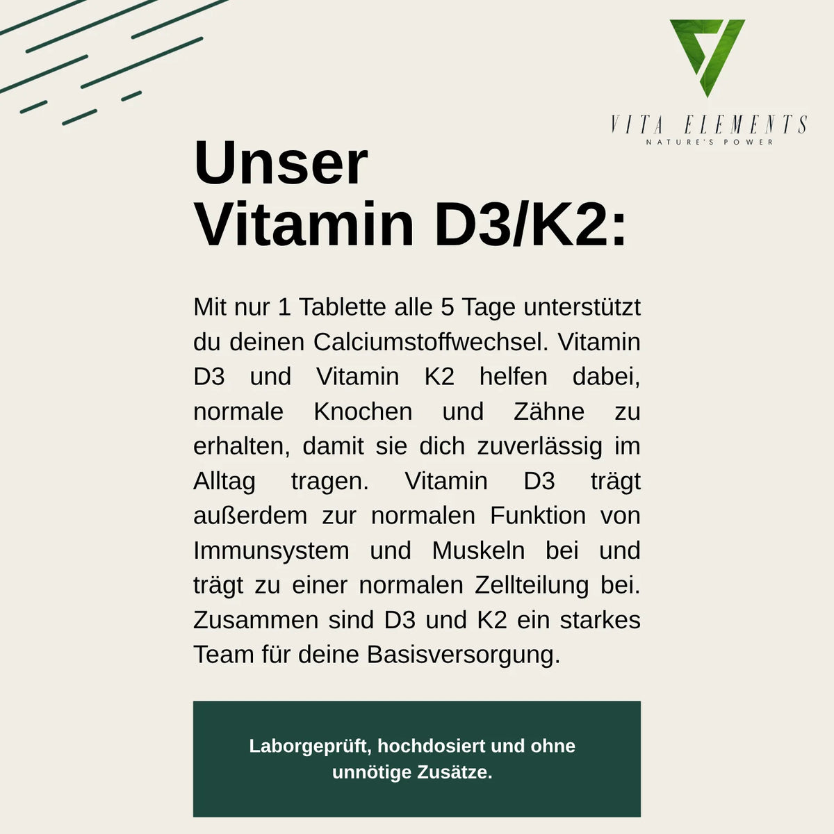 Vitamin D3 K2 Tablets