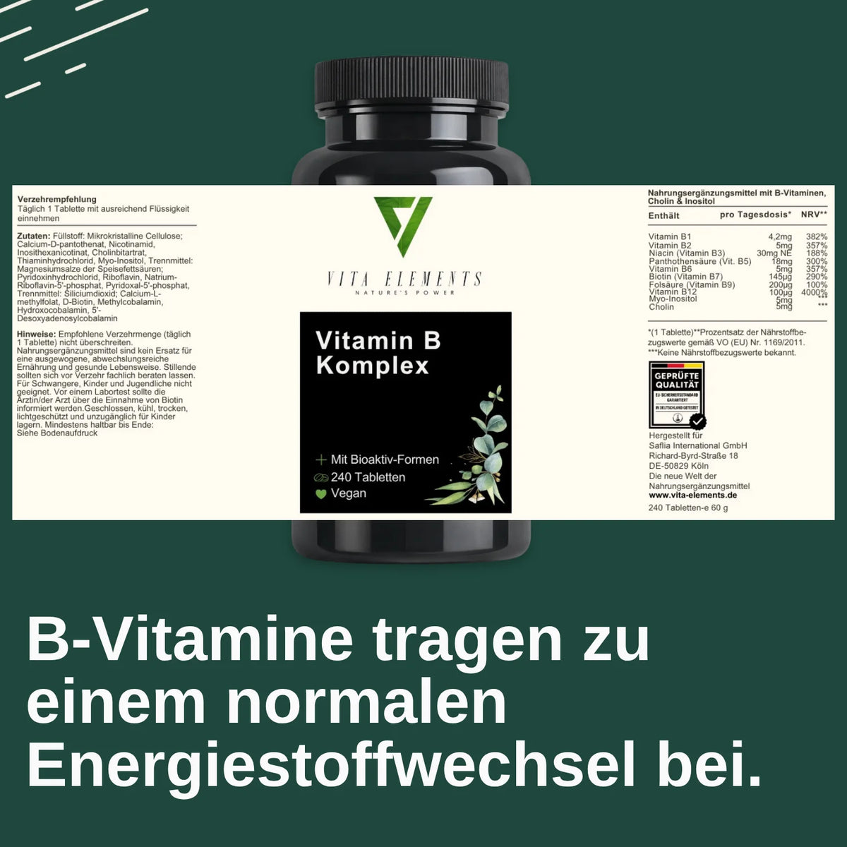 Vitamin B Complex Tablets