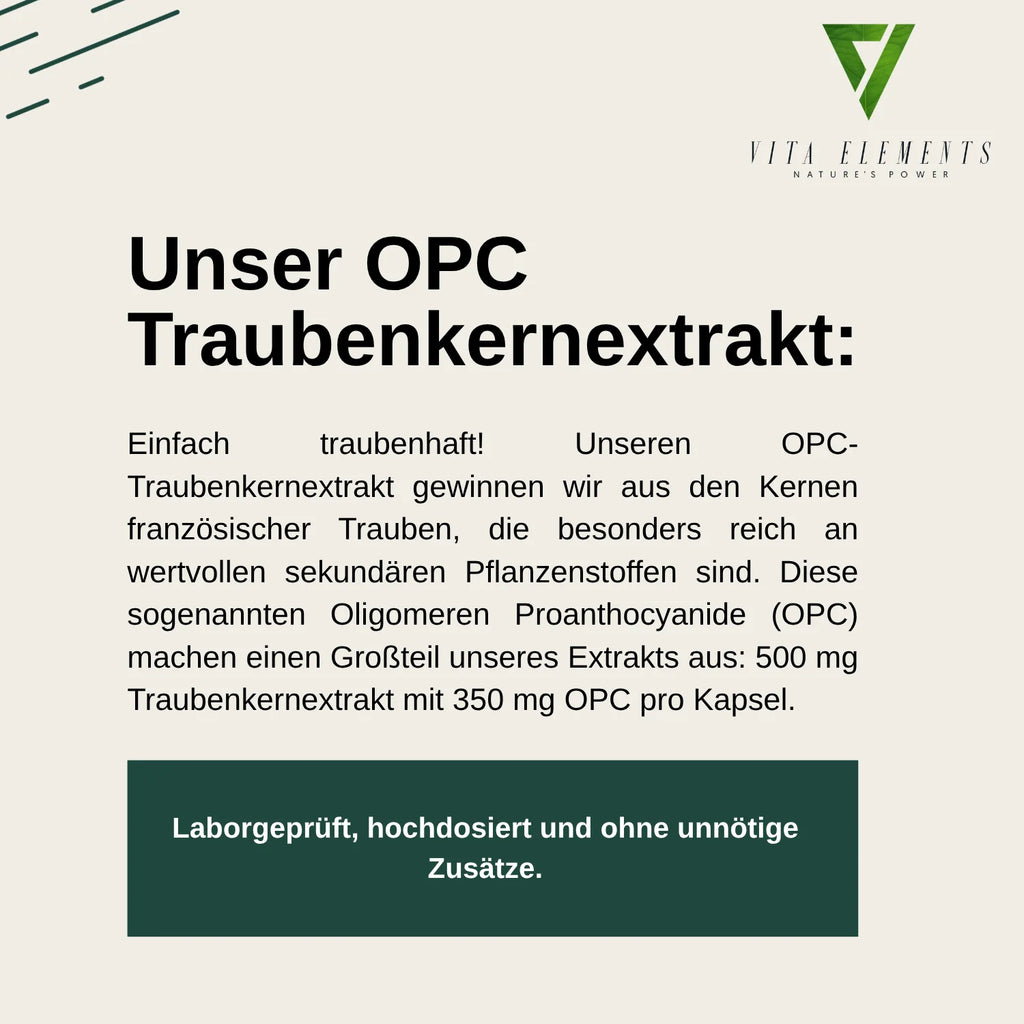 Opc Grape Seed Extract Capsules